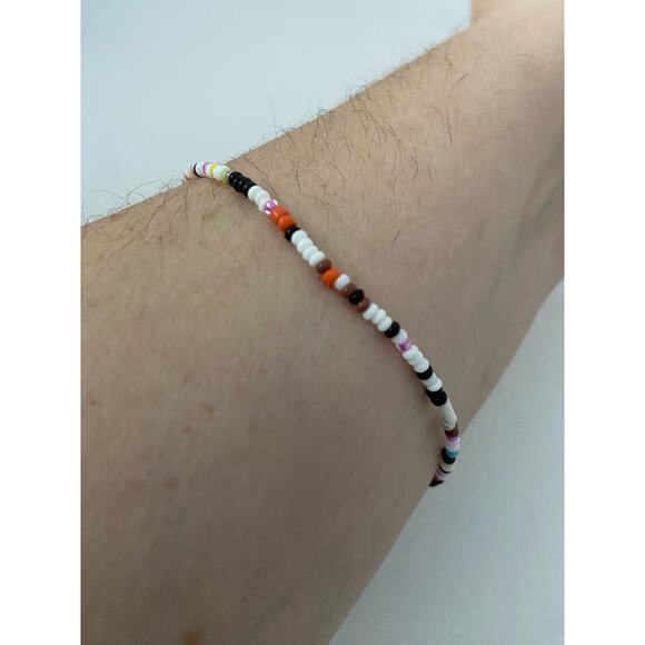 colorful seed bead bracelet - Picture 2 of 4